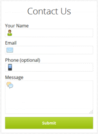 a simple email form