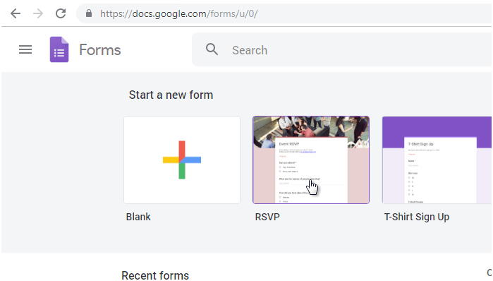 How to create a wedding RSVP form using Google Forms